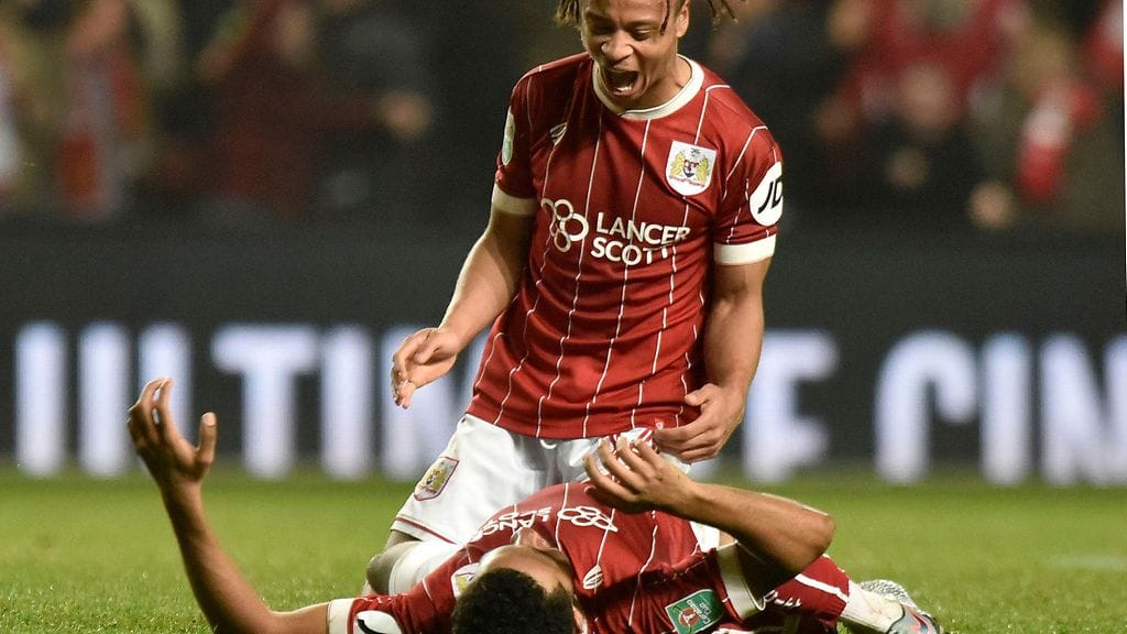 Bristol Cityn Bobby Reid oli ratketa riemusta sensaatiomaisen liigacup-voiton jälkeen.