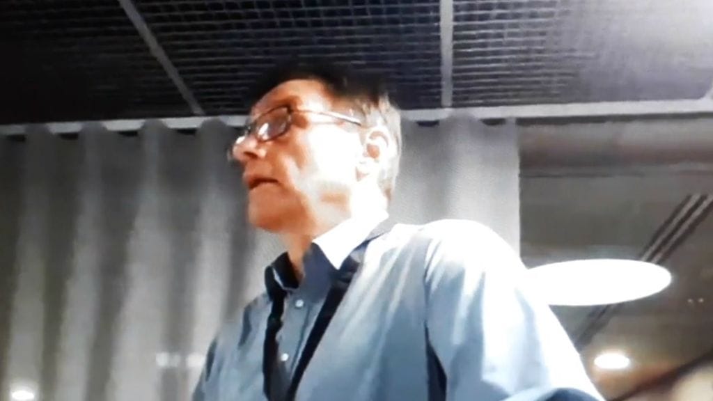 Rikospaikka sai haltuunsa tallenteen Skypen välityksellä syyttäjille videoidusta tilaisuudesta.