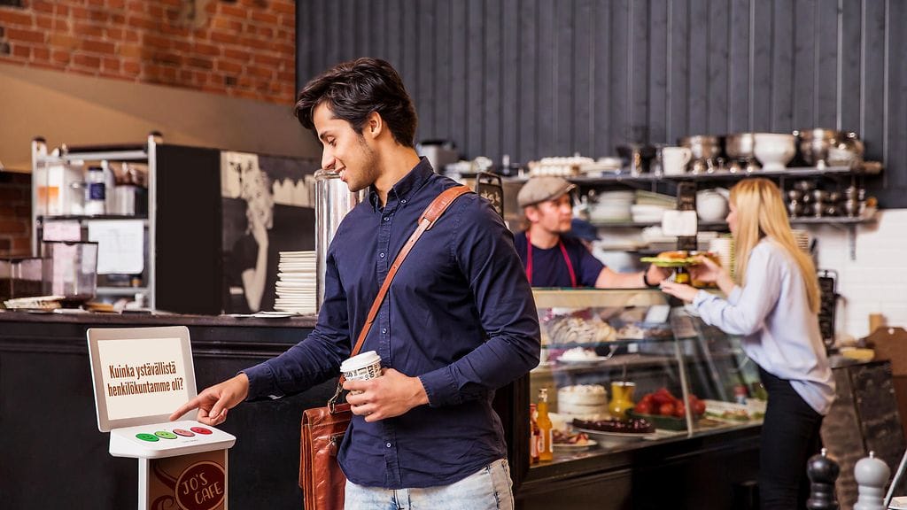 HappyOrNot -näppäimistö on suomalainen keksintö – ja menestystarina!