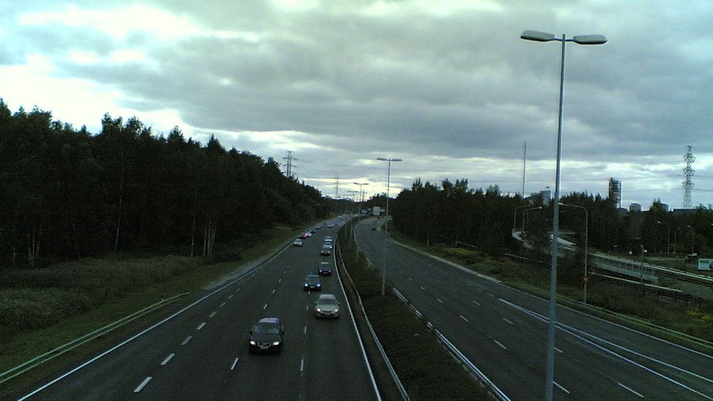 Kuvituskuva Itäväylältä.