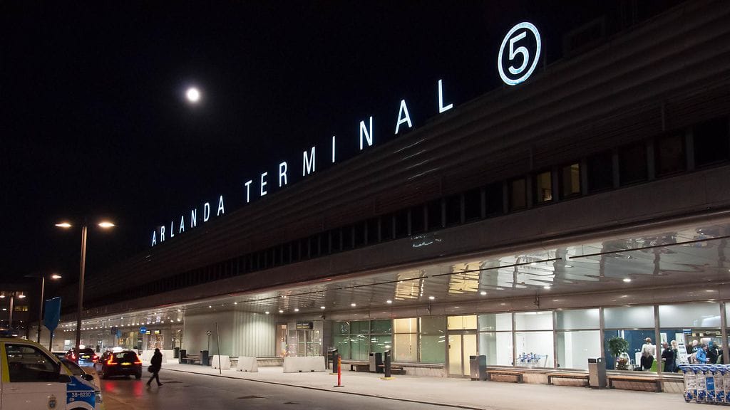 Arkistokuva Arlandan terminaalista.
