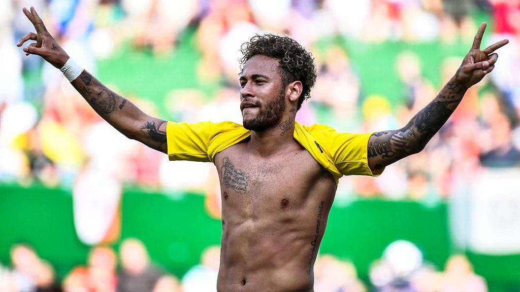 Neymar onnistui maalinteossa Itävaltaa vastaan.