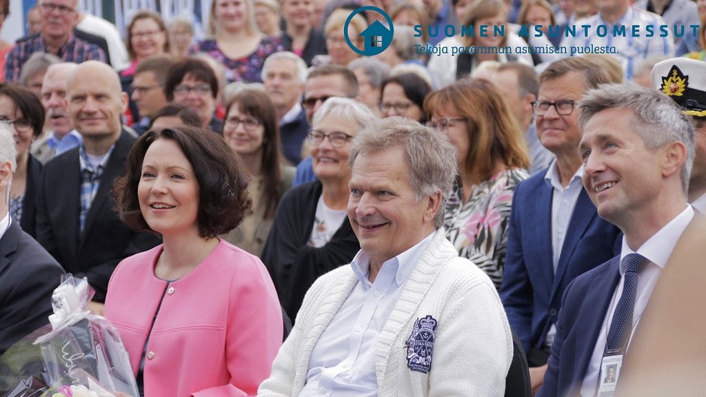 Asuntomessut: Sauli Niinistö ja Jenni Haukio/kaupallinen yhteistyö