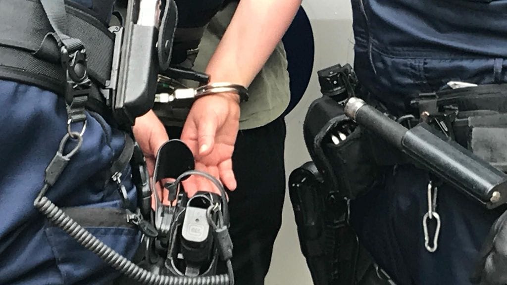 14-vuotias kaahaili Uudenkaupungin keskustassa. Kuvituskuva.