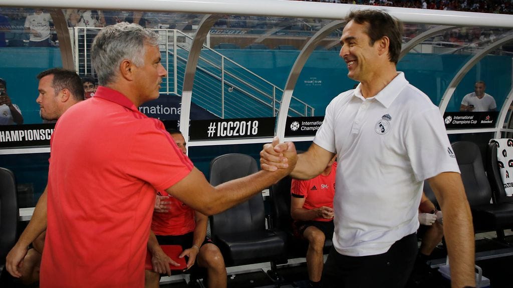 Jose Mourinho & Julen Lopetegui