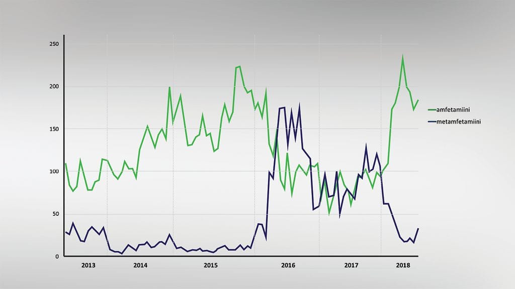 Huumejäämät Helsingin Viikinmäen jätevedenpuhdistamolla