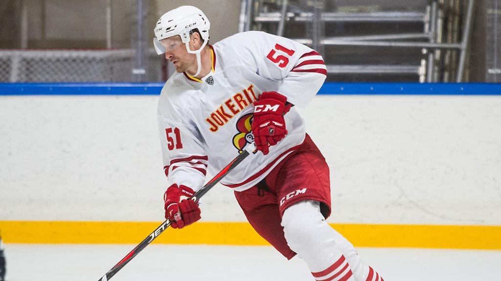 Alex Grant iski Jokerien voittomaalin.