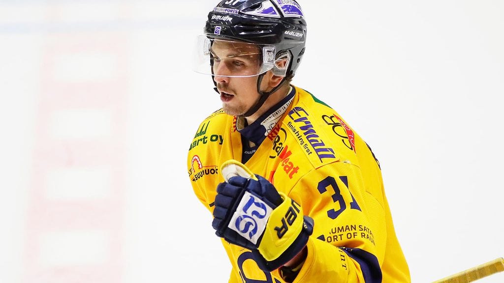 Eetu Koivistoinen laukoi Lukon 1-0-johtoon Pelicansia vastaan.