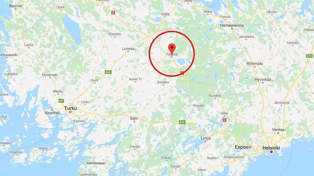 Epäilty pahoinpitely tapahtui Turuntiellä Forssassa.