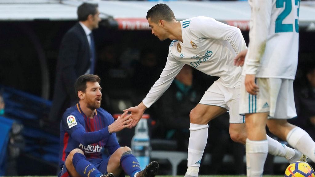 Cristiano Ronaldo ja Lionel Messi tulivat toisilleen tutuiksi La Ligassa.