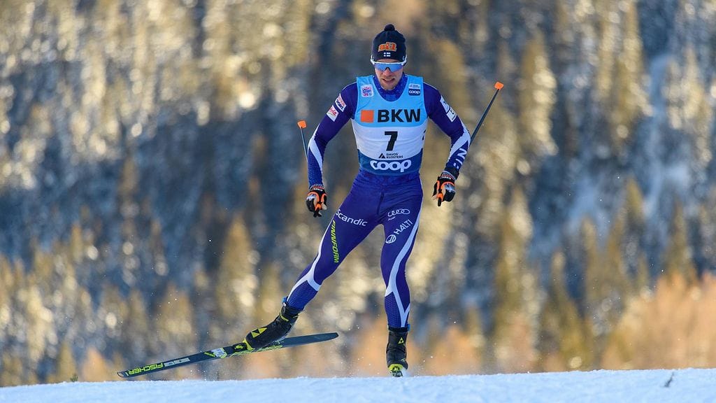 Joni Mäki sivakoi Davosin sprintissä kymmenennelle sijalle.