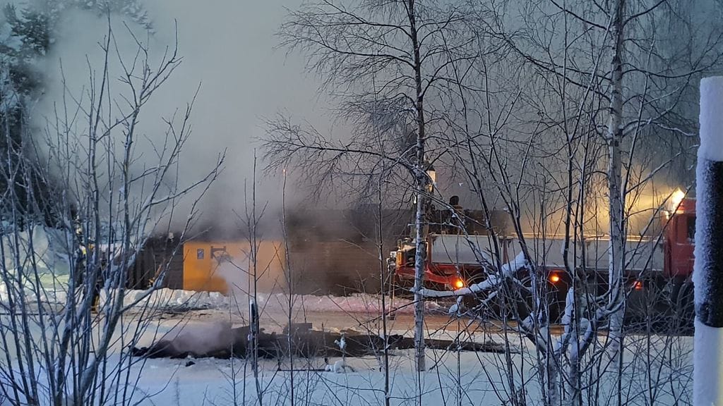 Ravintola Ryysyranta Suomussalmella tuhoutui palossa täysin tänä aamuna.