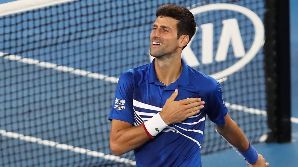Novak Djokovic jatkaa Australian avoimissa finaaliin.