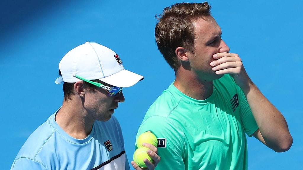 John Peers (vas.) ja Henri Kontinen voittivat Australian avoimet vuonna 2017, mutta toinen kerta finaalissa toi tappion.