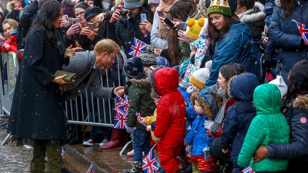 Harry ja Meghan tapaamassa kansaa 1.2.2019