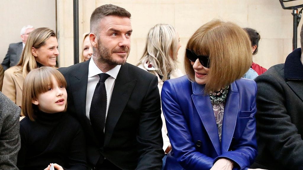 Victoria Beckhamin muotinäytöksessä