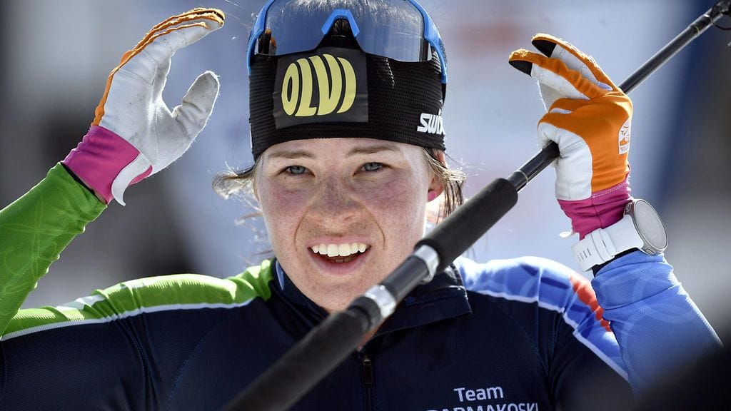 Krista Pärmäkoski otti omansa Äänekoskella.