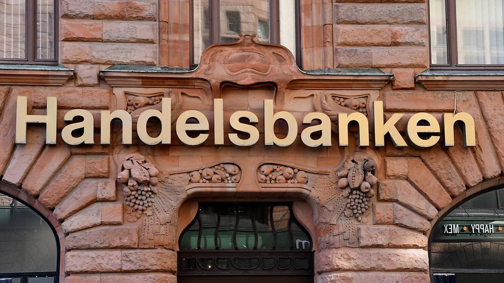 Handelsbankenin konttori Malmössä Ruotsissa.