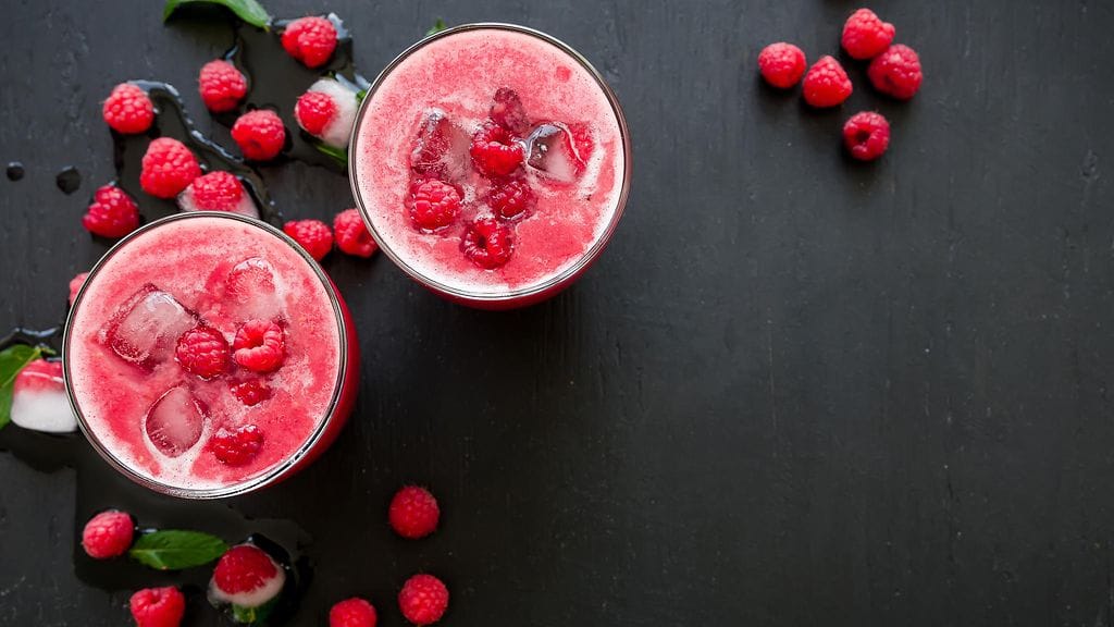 jäinen vadelma cocktail