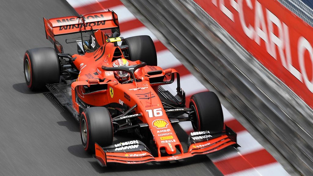 Charles Leclerc ajoi lauantain harjoitusten nopeimman ajan.