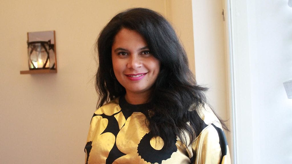 Kyläkauppias Sampo Kaulasen vaimo Michele Murphy-Kaulanen kertoo Me Naiset -lehden haastattelussa pohtineensa eroa miehestään.