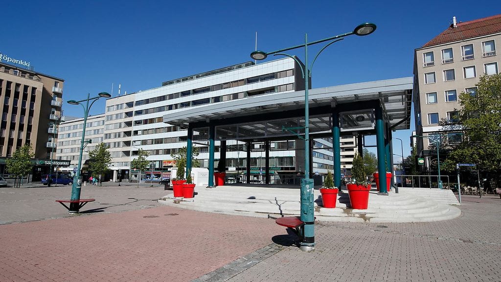 Tapaus sattui Porin kauppatorilla.