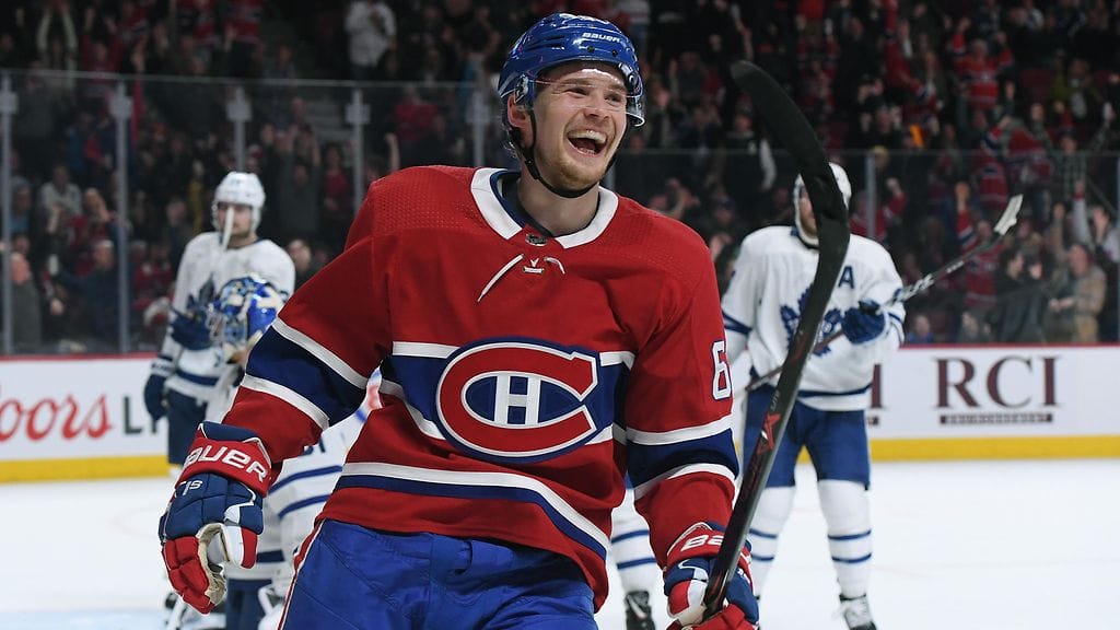 Artturi Lehkonen jatkaa NHL-uraansa Montreal Canadiensissa.