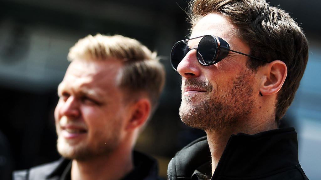 Romain Grosjean ja Kevin Magnussen ovat ajaneet Haasin tallikavereina jo kaudesta 2017 alkaen.
