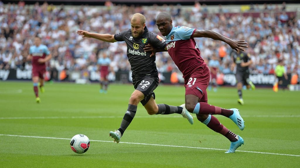 Teemu Pukki on viimeistelly tällä kaudella viisi maalia. West Hamia vastaan hän jäi osumitta.