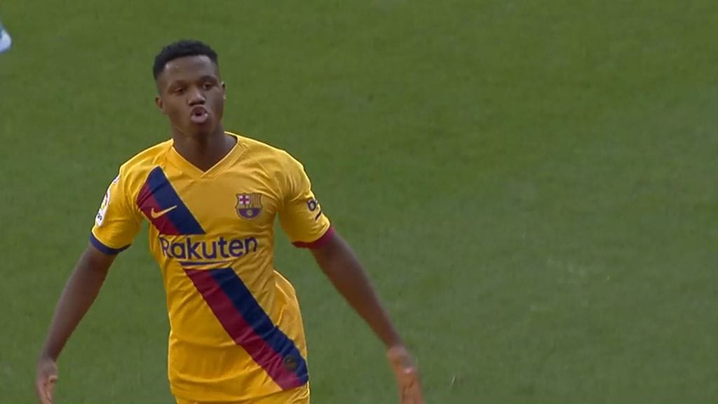 Ansu Fati osui Osasunaa vastaan.