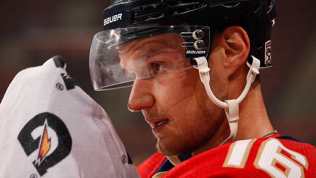 Aleksander Barkov kävi lähellä maalintekoa.