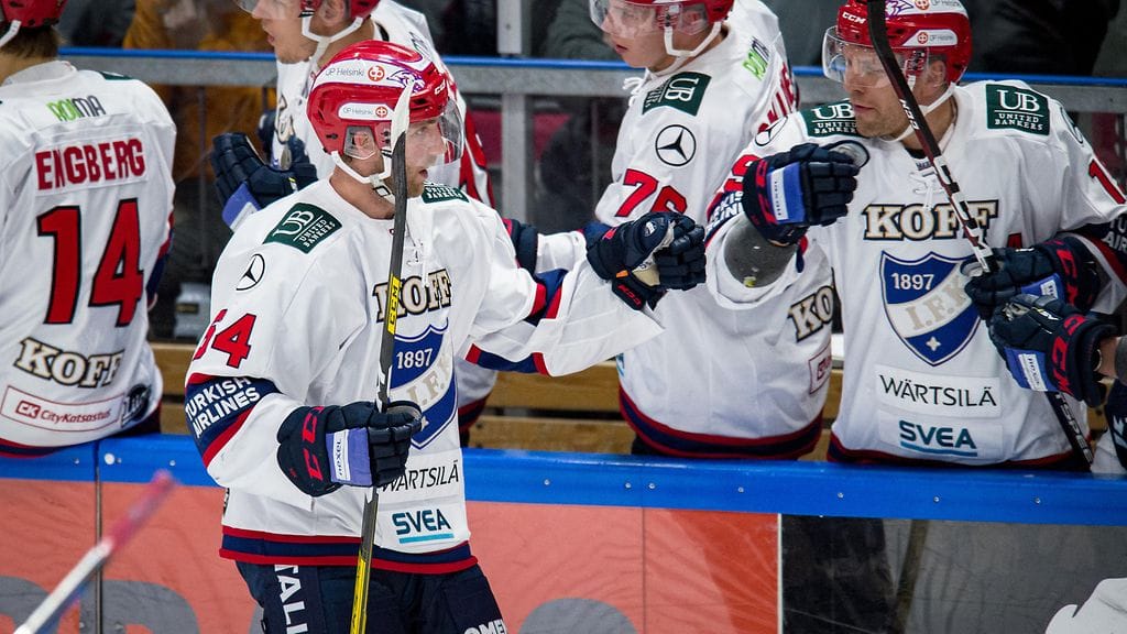 HIFK mätti kahdeksan maalia Sportin verkkoon.