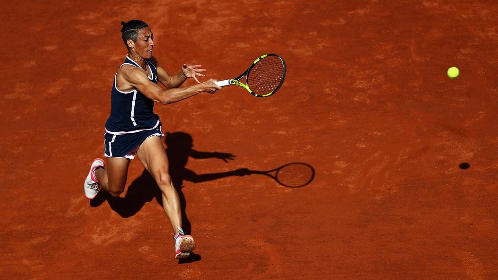 Francesca Shiavone tositoimissa vuonna 2018.