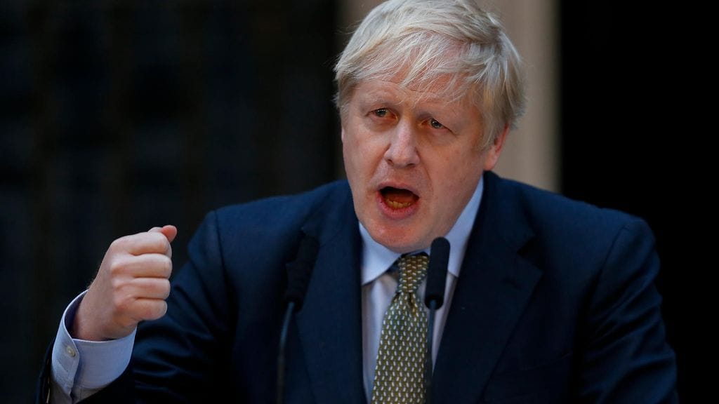 Britannian pääministeri Boris Johnson.