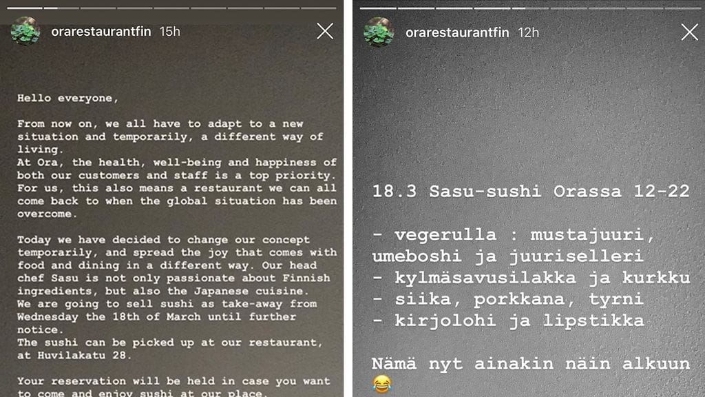 Ravintola Ora sushi