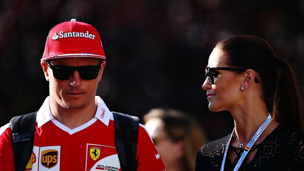 Kimi Räikkönen ja Minttu Räikkönen