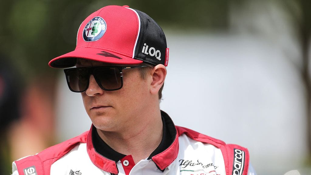 Kimi Räikkösen Ferrari sai pesun.