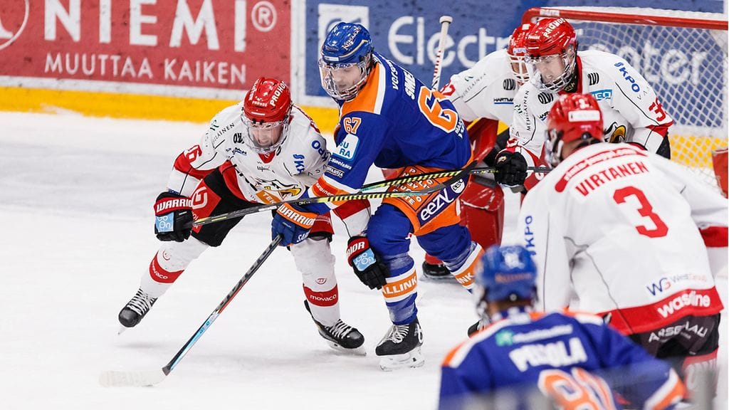 Sportin uhrautuva puolustus piti Tapparan aisoissa.