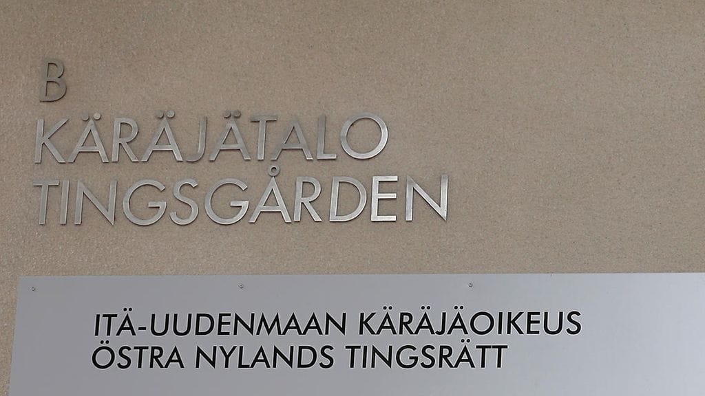 Juttu käsitellään Itä-Uudenmaan käräjäoikeudessa.