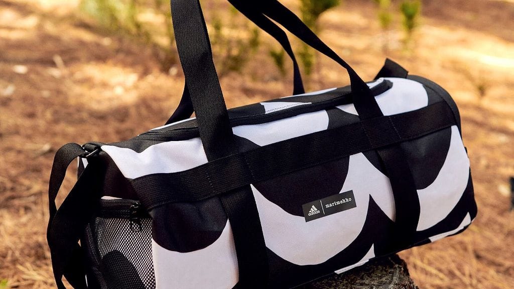 Marimekko Adidas yhteistyömallisto laukku