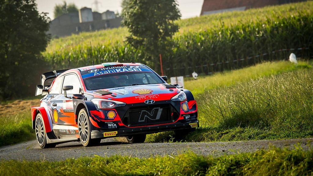 Craig Breen oli toisen erikoiskokeen nopein Belgian MM-rallissa.