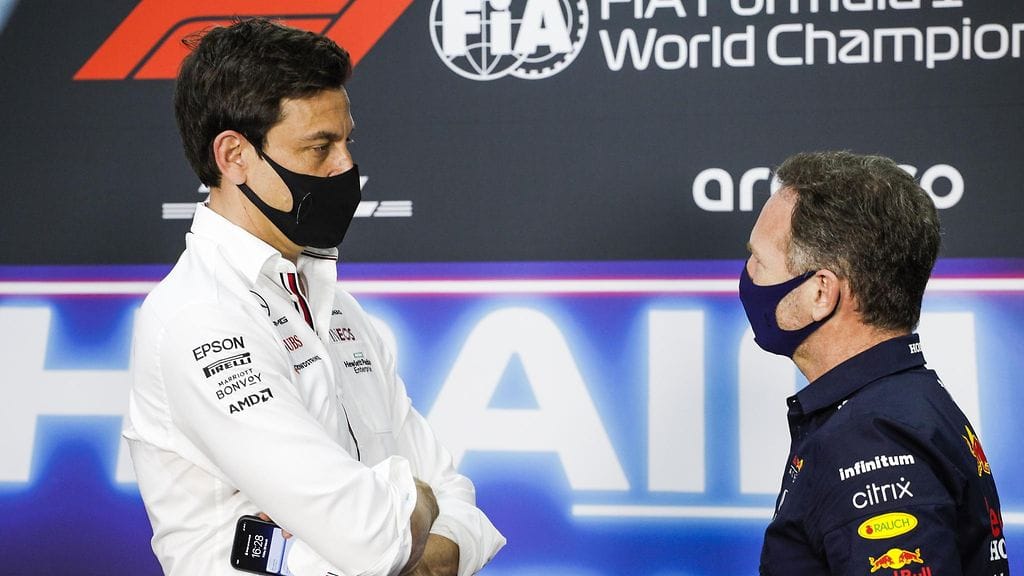 Toto Wolff ja Christian Horner ovat olleet monesti napit vastakkain F1-tallien välisessä mestaruustaistelussa.