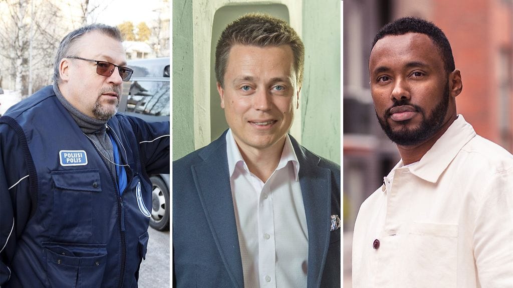 Jari Kinnunen, Antti Kaleva ja Suldaan Said Ahmed ovat nousemassa kansanedustajiksi.