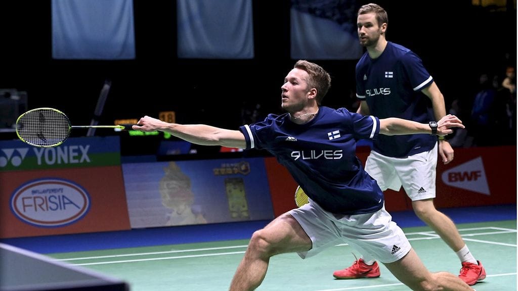 Jesper Paul ja Anton Kaisti taipuivat thaimaalaisparille MM-kisoissa maanantaina.