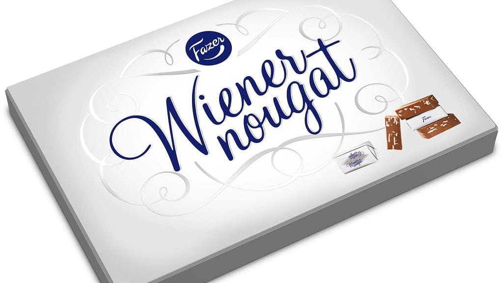 Wiener nougat -konvehtien palmuöljy vaihtuu takaisin kaakaovoiksi.