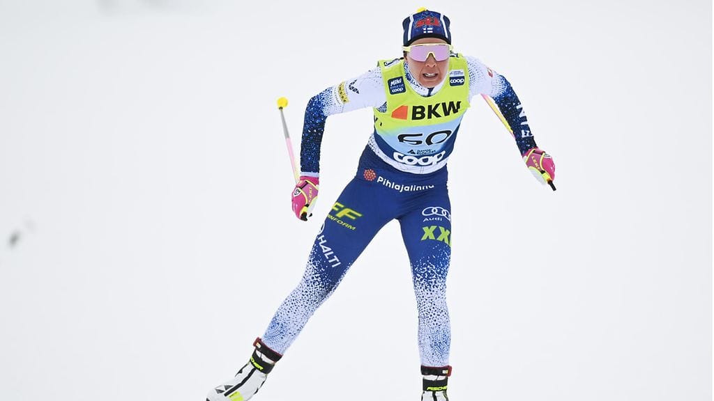 Kerttu Niskanen kiristi välieriin loppukirillään aikavertailun kautta.