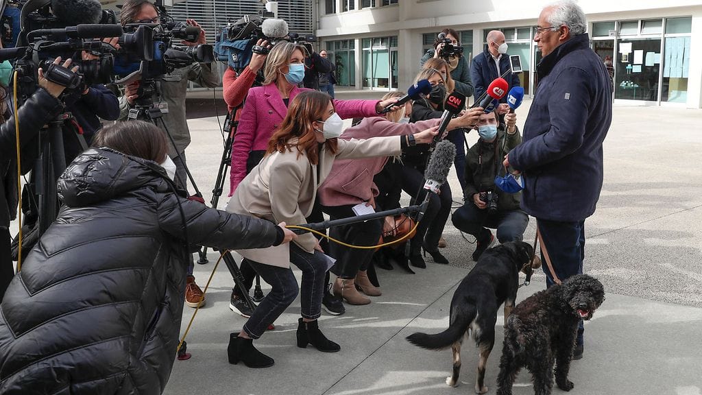 Kuvassa sosialistisen puolueen Antonio Costa.