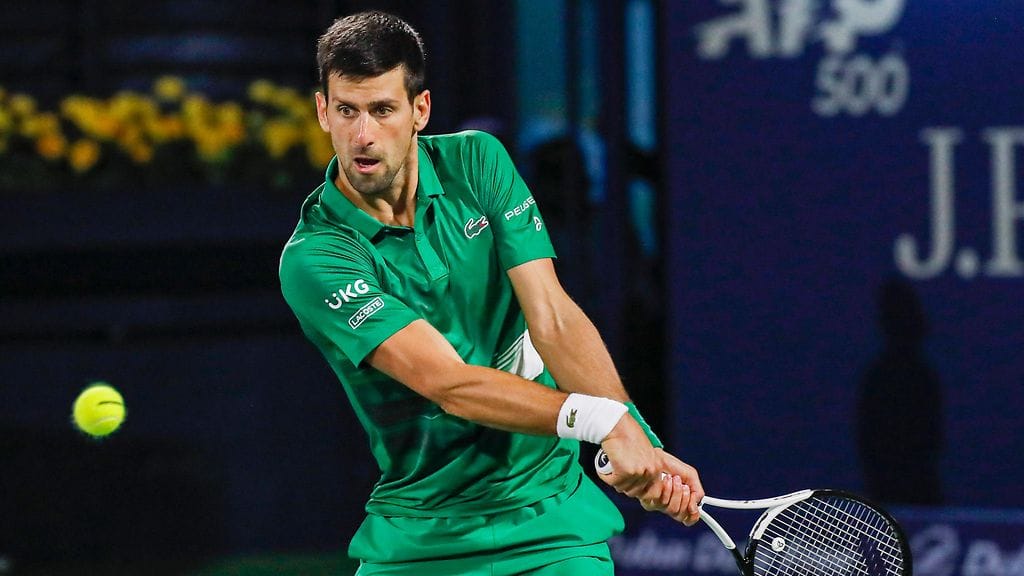 Novak Djokovic voitti Dubaissa.