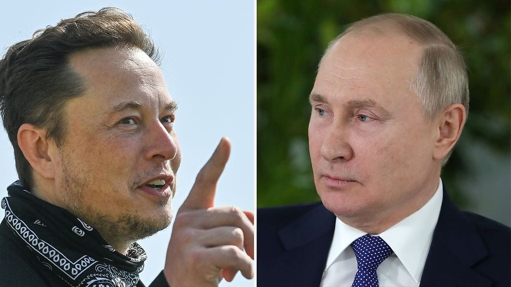Elon Musk haastoi Twitterissä Vladimir Putinin kaksintaisteluun.