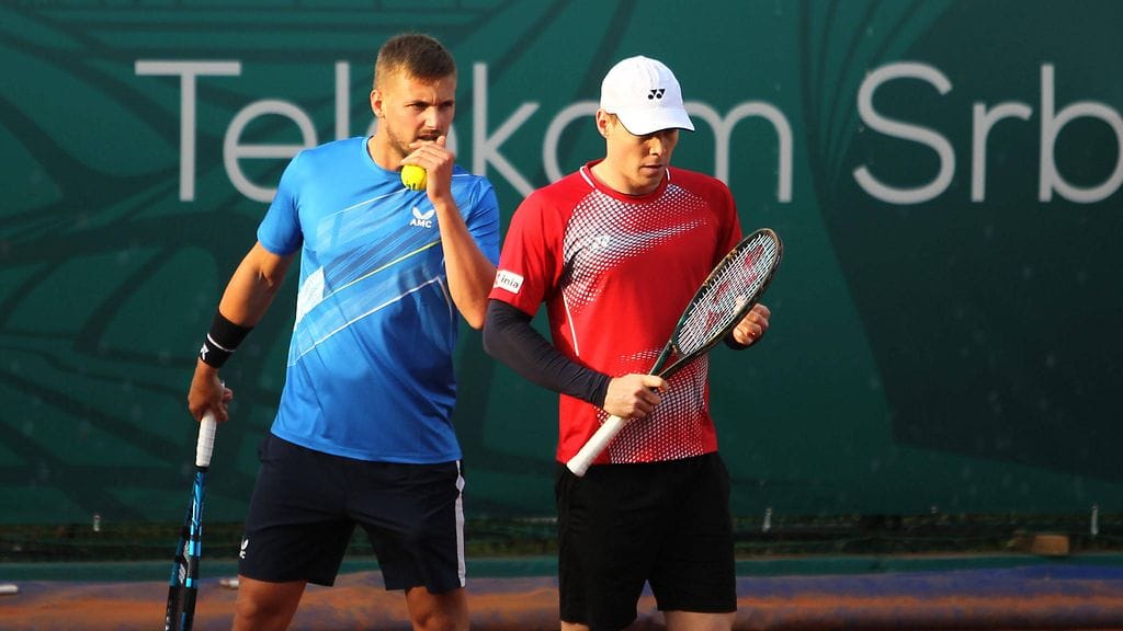 Lloyd Glasspool ja Harri Heliövaara etenivät puolivälieriin Ranskan avoimissa. Arkistokuva.